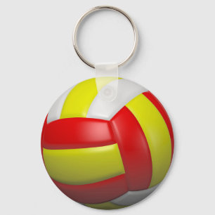 3D volleybalbal Sleutelhanger