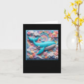 3D-walsticker Kaart (Gele Bloem)