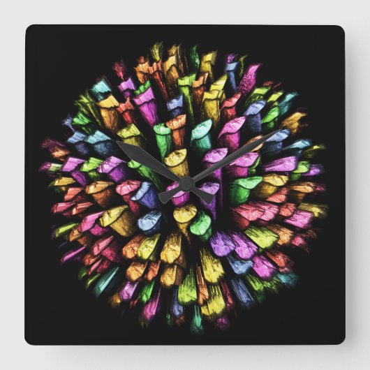 3D-wandvergrendeling - 1 A Vierkante Klok (Voorkant)