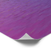 3D waterstoffige waterscène Poster (Hoek)