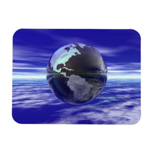 3D Wereldbol 10 Magneet (Horizontaal)