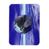 3D Wereldbol 10 Magneet (Verticaal)