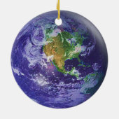 3D Wereldbol Earth Day Keramisch Ornament (Achterkant)