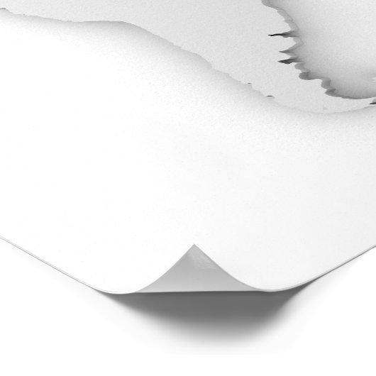 3D-Wereldkaart, computergegenereerd afbeelding Poster (Hoek)