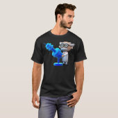 3d-wetenschapper-raygun t-shirt (Voorkant volledig)
