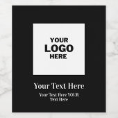 3D WIJN ETIKET (Enkel label)