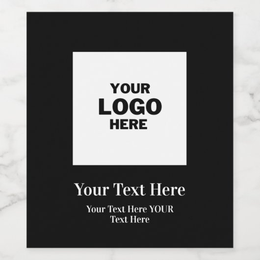 3D WIJN ETIKET (Enkel label)