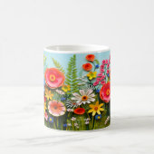 3D Wild Flowers ontwerp Koffiemok (Center)