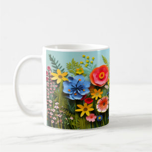 3D Wild Flowers ontwerp Koffiemok