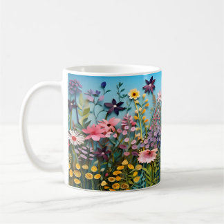3D Wild Flowers ontwerp Koffiemok