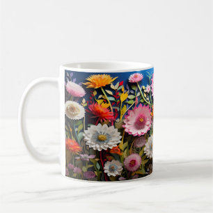 3D Wild Flowers ontwerp Koffiemok