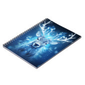 3D Winter Herten Notitieboek (Linkerzijde)