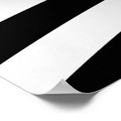 3D witte ballen zwarte lijnen Poster (Hoek)