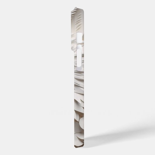 3D witte wolf gezicht Case-Mate iPhone Case (Achterkant / Links)