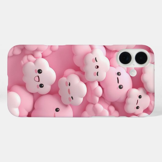 3D-wolken Case-Mate iPhone Case (Achterkant (horizontaal))