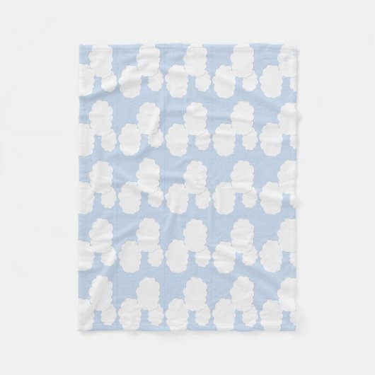 3D-wolken Fleece Deken (Voorkant)