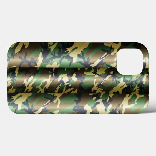 3D Woodland Camo Case-Mate iPhone Case (Achterkant (horizontaal))