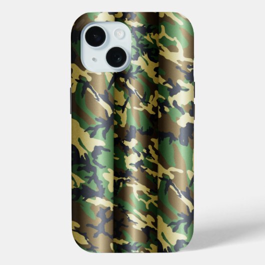 3D Woodland Camo Case-Mate iPhone Case (Achterkant)