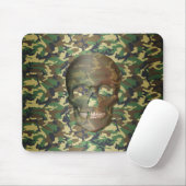 3D Woodland Camo Skull Muismat (Met muis)
