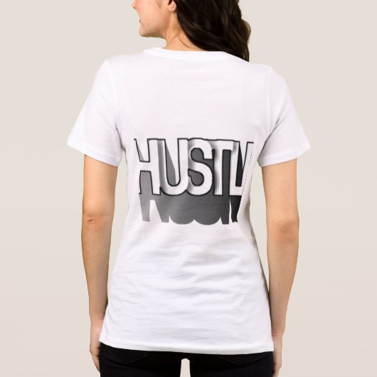 3D woord vrouwen T-shirt (Achterkant)