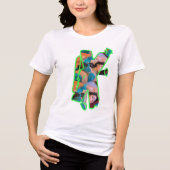 3D woord vrouwen T-shirt (Voorkant)