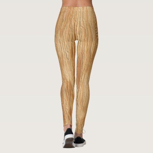 3D-zaadkorrelhouttextuur yoga leggings (Achterkant)