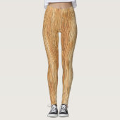 3D-zaadkorrelhouttextuur yoga leggings (Voorkant)