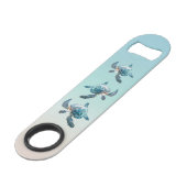 3D Zee Schildpadden Ocean Thema Speed Flessenopener (Achterkant Gekanteld)