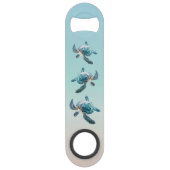 3D Zee Schildpadden Ocean Thema Speed Flessenopener (Voorkant)