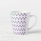 3D zigzagpatroon Latte mok (Rechts)