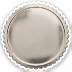 3D Zilveren Folie Ster-explosie Excellentie Award Sticker