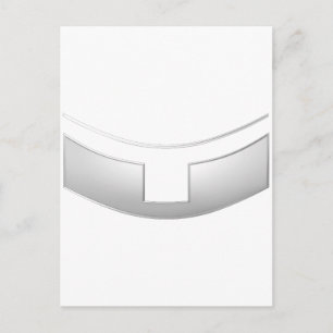 3D-zilveren look Priester of Dominee Boord Briefkaart