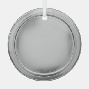3D Zilverfolie Stempel Elegante Excellentie Award Glas Ornament