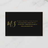 3D Zonnebloemen Binnenlandse Ontwerper Garden Visitekaartje (Achterkant)