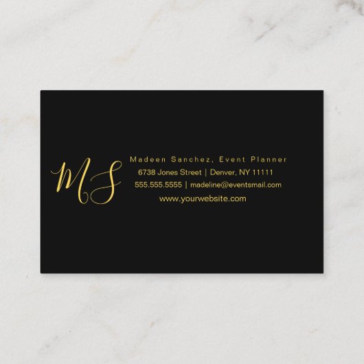 3D Zonnebloemen Binnenlandse Ontwerper Garden Visitekaartje (Achterkant)