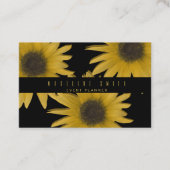 3D Zonnebloemen Binnenlandse Ontwerper Garden Visitekaartje (Voorkant)