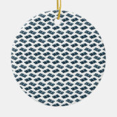 3D zonnepaneel patroon. Keramisch Ornament (Voorkant)