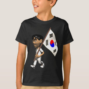 3D Zuid-Korea T-shirt