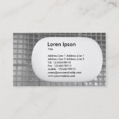 3d zuigtablet - glazen wand zwart en wit visitekaartje (Achterkant)