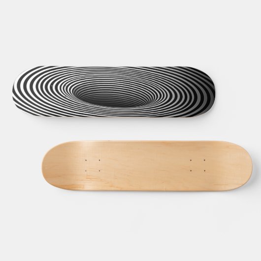 3D zwart gat Persoonlijk Skateboard (Horizontaal)