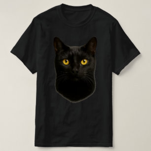 3D Zwarte Kat - Realistische Katachtige   Schattig T-shirt