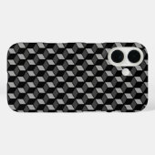 3D zwarte optische illusie Case-Mate iPhone Case (Achterkant (horizontaal))