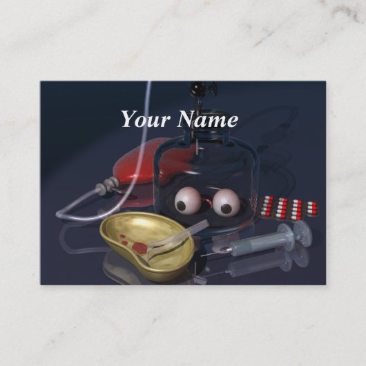 3DCG japanese horror Visitekaartje (Voorkant)