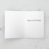 3de Birthday Orbit rond de zon Kaart (Binnen)