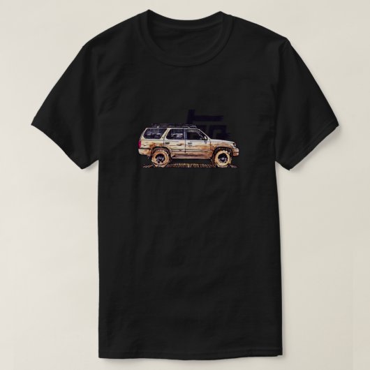 3de generatie 4Runner TRD - Tan Classic T-shirt (Design voorkant)
