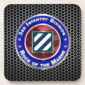 3de Infanteriedivisie Rock van de Marne! Bier Onderzetter (Voorkant)