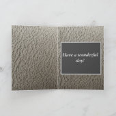 3de Jubileum, Faux-leder-Jubileum Kaart (Binnen)