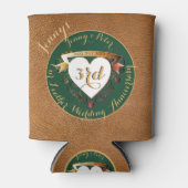 3de Jubileum leder Afbeelding Blikjeskoeler (Voorkant)