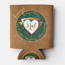 3de Jubileum leder Afbeelding Blikjeskoeler