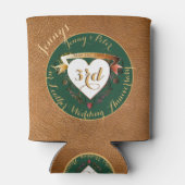 3de Jubileum leder Afbeelding Blikjeskoeler (Achterkant)